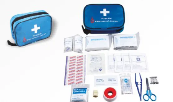 Kit de primeros auxilios para viaje