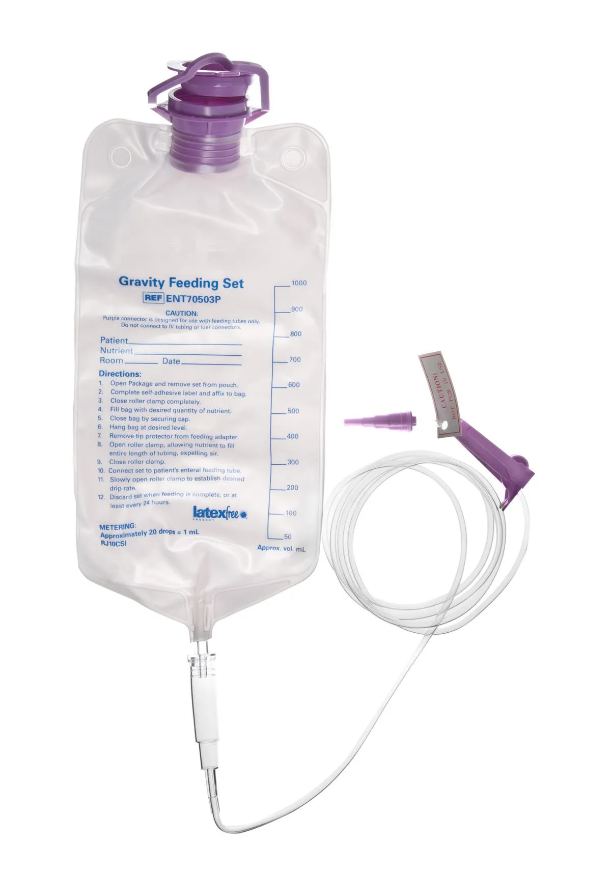 enteral feeding bag