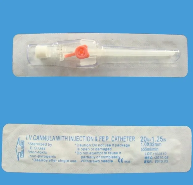 Medical Disposable I.V.Cannula With All Sizes and Color 8
