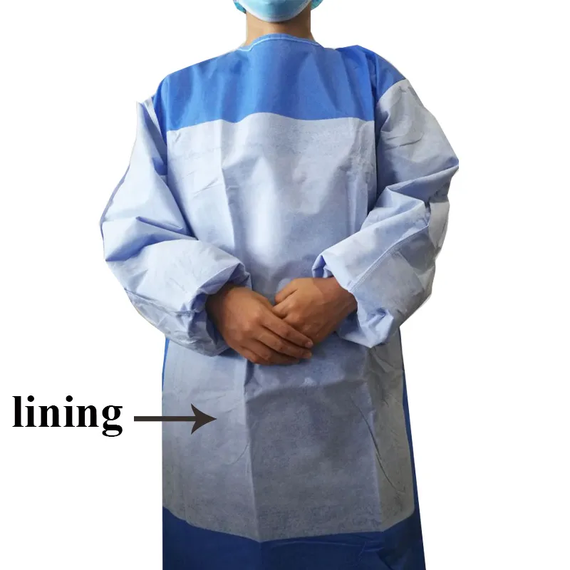 Disposable sterile hospital Ultrasonic stitch surgical gowns 10