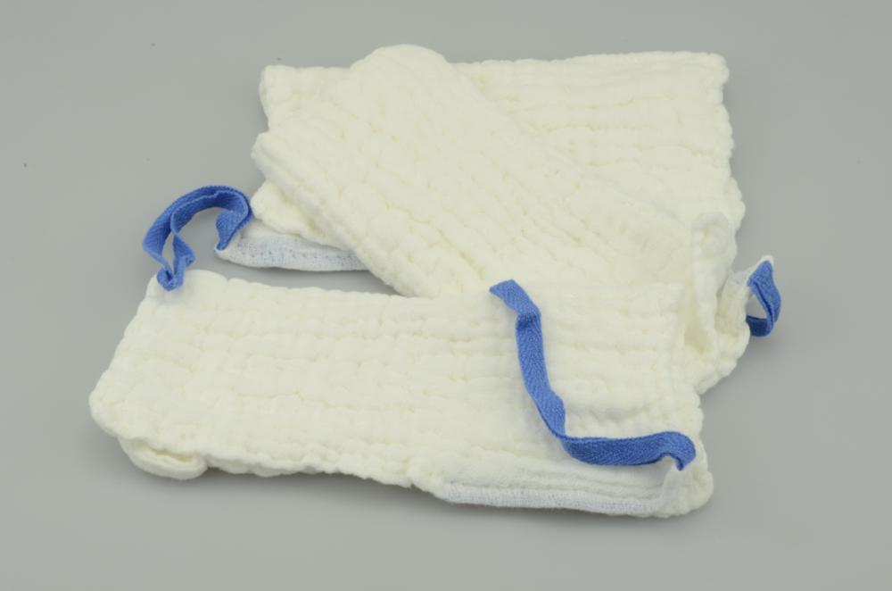 Medical 100% cotton bleached unwashed or washed lab sponge/abdominal pad 7