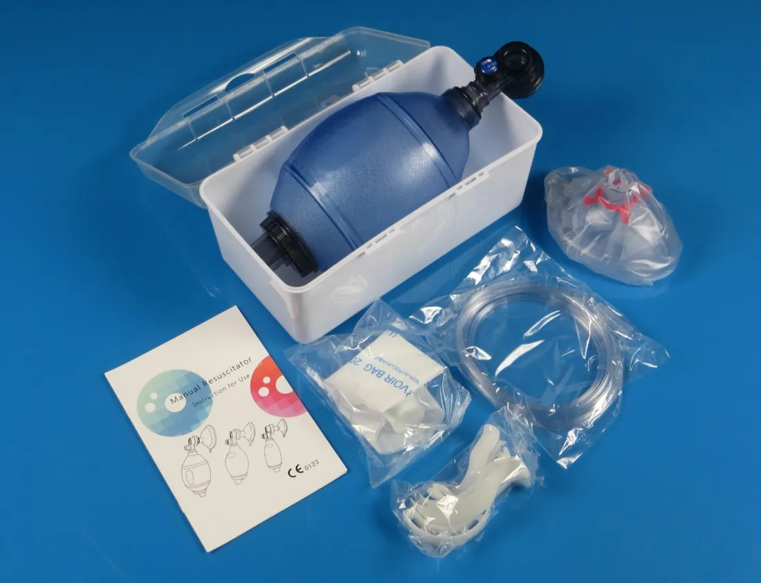 Resucitador manual de silicona