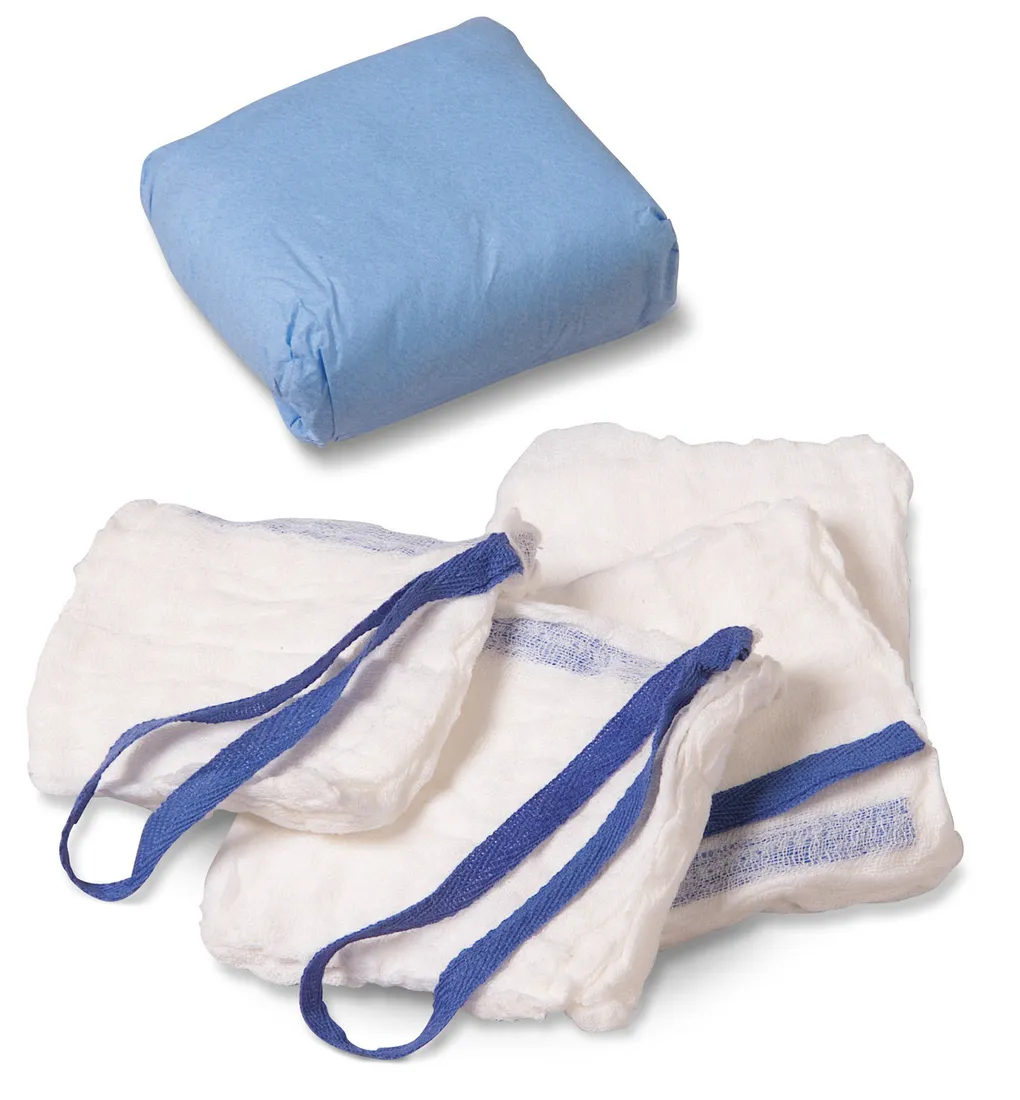 Sterile/Not Sterile X-Ray Detectable Surgical Gauze Lap Sponges with all sizes and types 7
