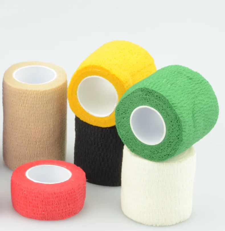 Medical Colored and High Elastic Cohesive Self Adhesive Bandage 7