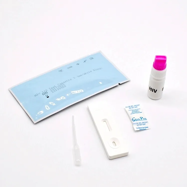 Kit de prueba rápida de VIH en un solo paso, cassete de prueba rápida de VIH