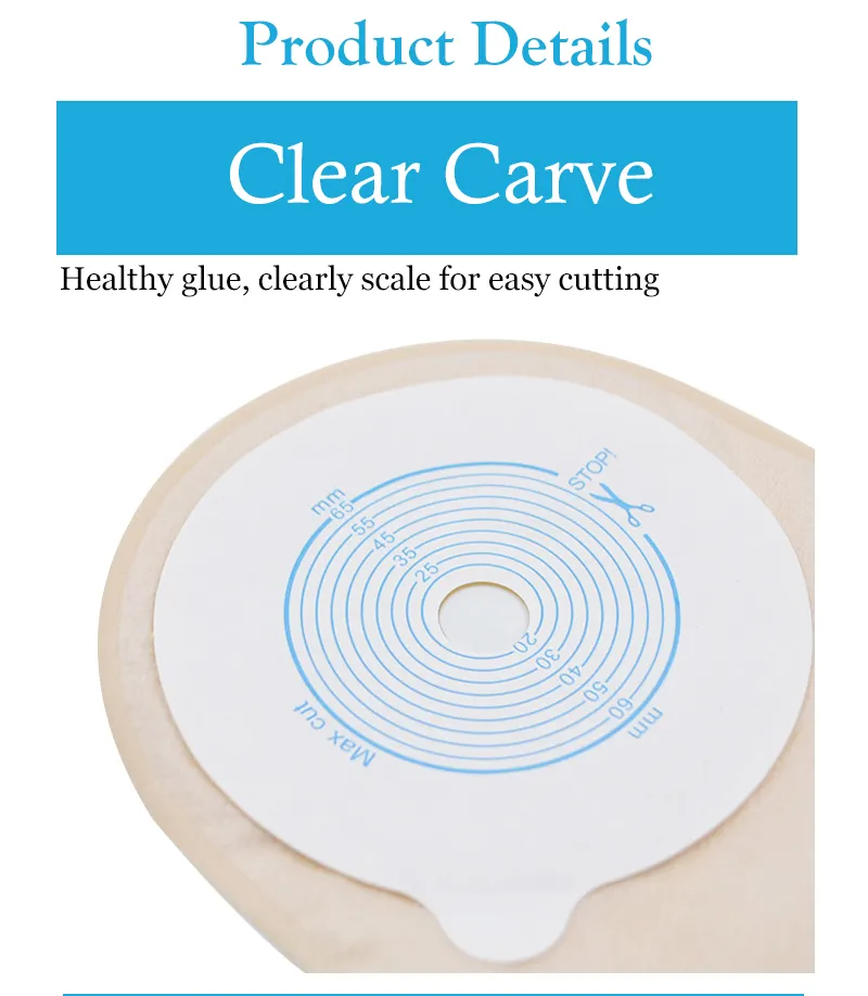 One-piece colostomy bags (piece artificial anus bag) hydrocolloid adhesive 8