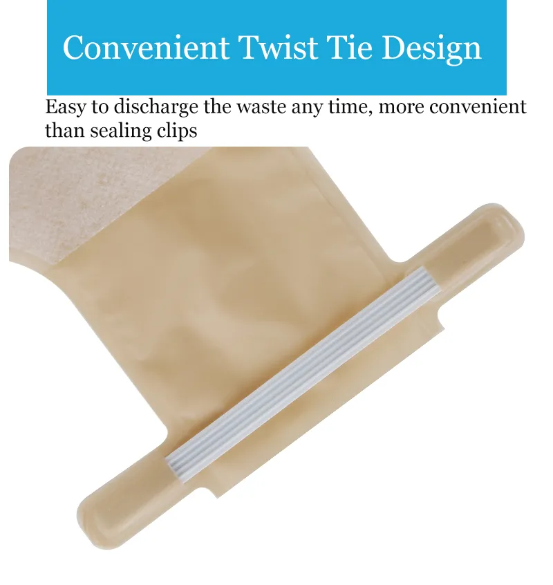One-piece colostomy bags (piece artificial anus bag) hydrocolloid adhesive 10