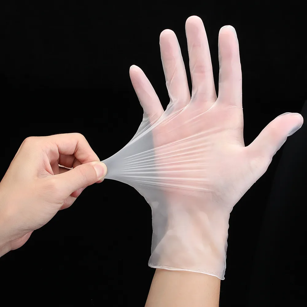 Disposable Vinyl PVC Examination gloves Powder Free 3