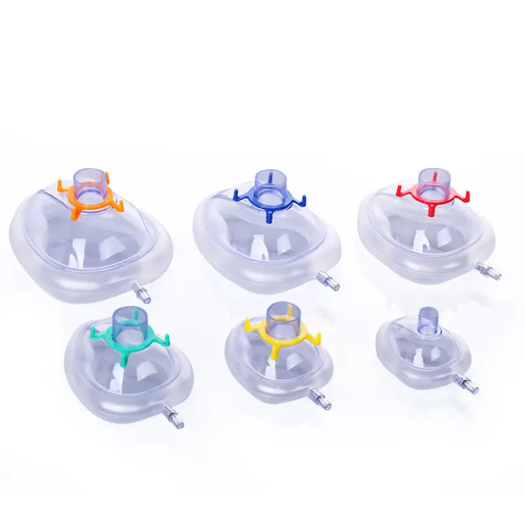 Disposable PVC Anaesthetic Face Mask Medical 4