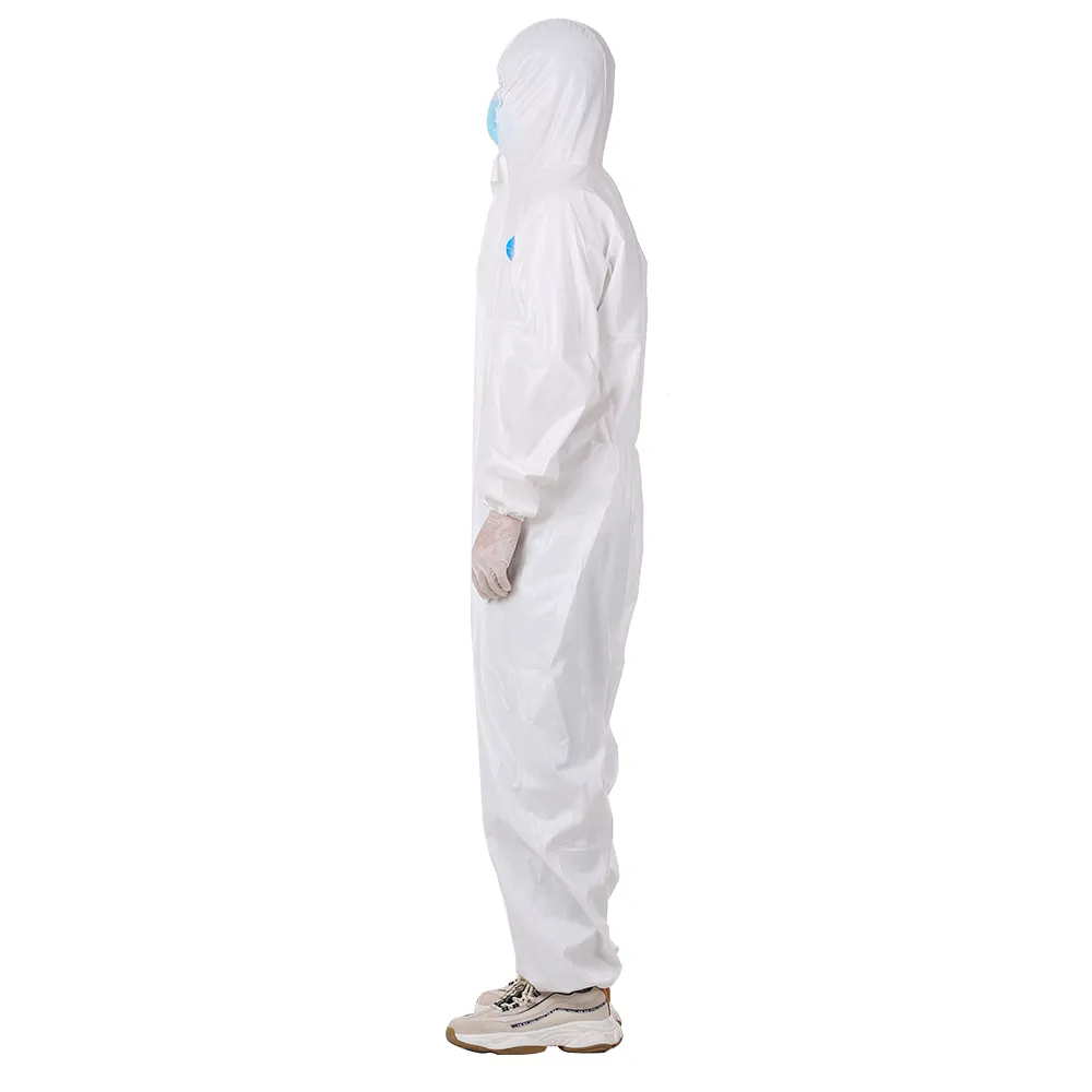 Disposable PP non woven SMS waterproof medical protective coverall 8