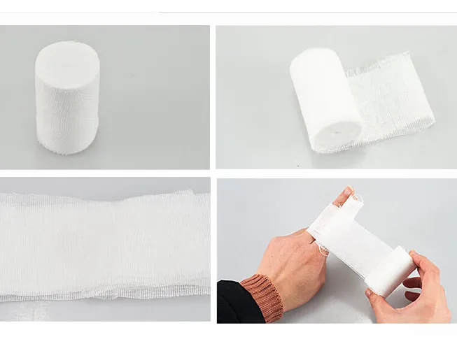 Medical Absorbent Cotton Elastic Gauze Bandage 11