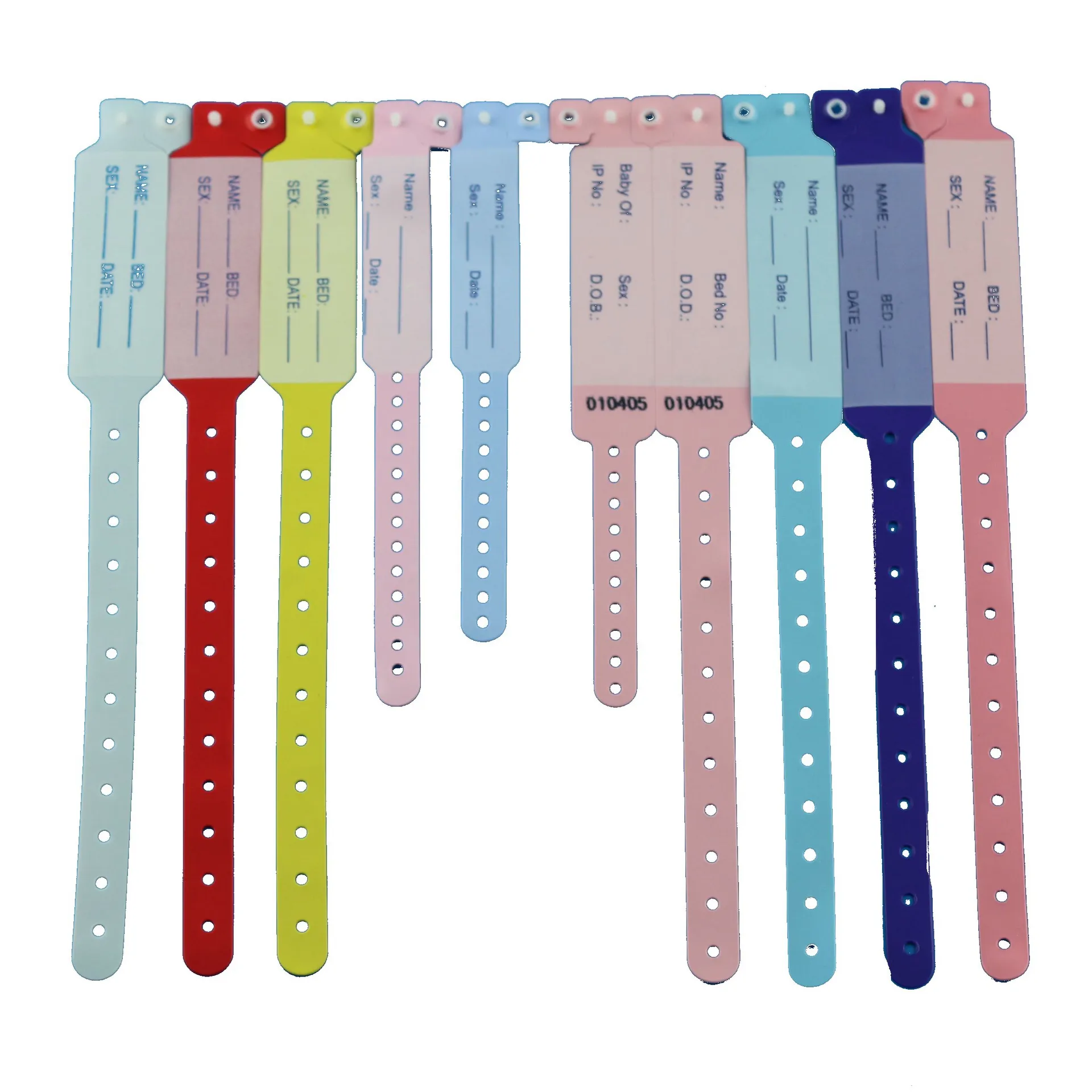 Pulseras de identificación