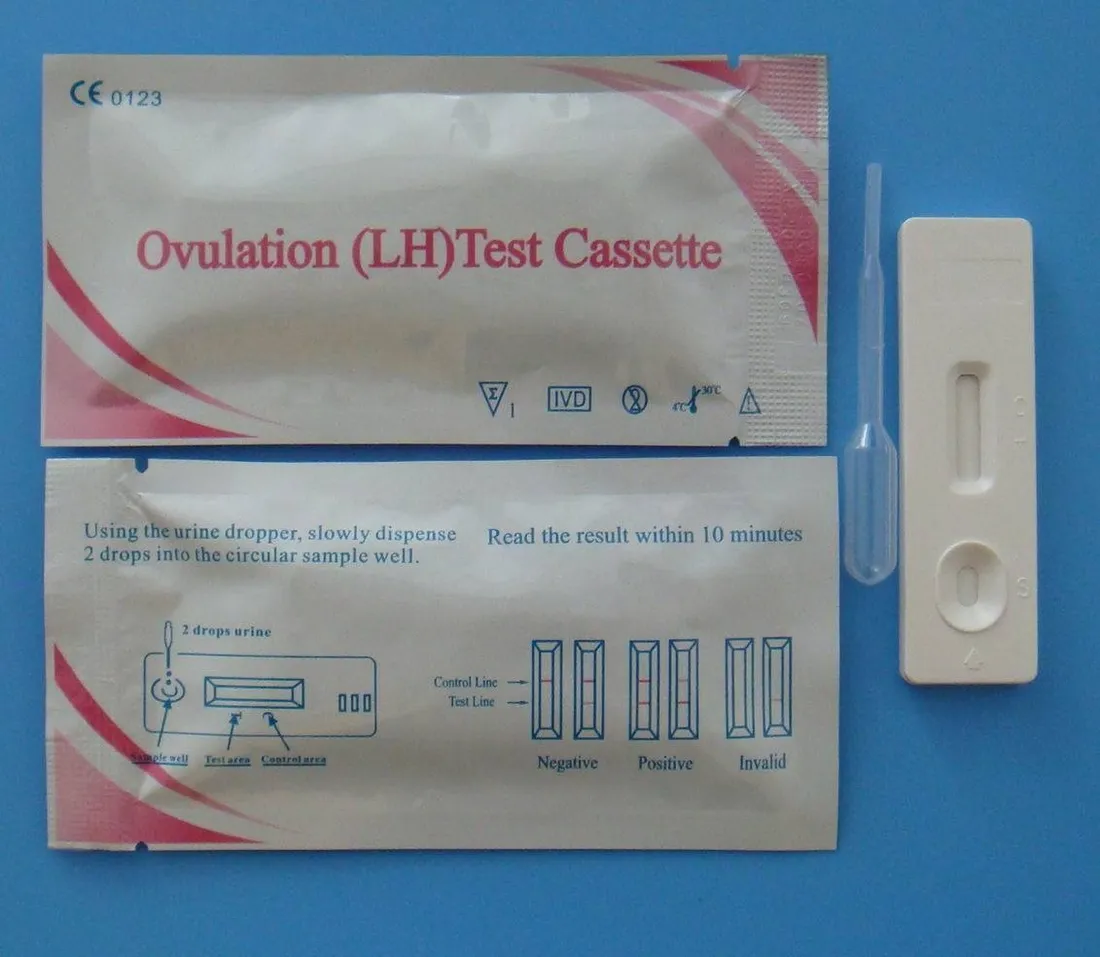 Homecare Medical diagnostic one step LH ovulation test cassette strip midstream 5