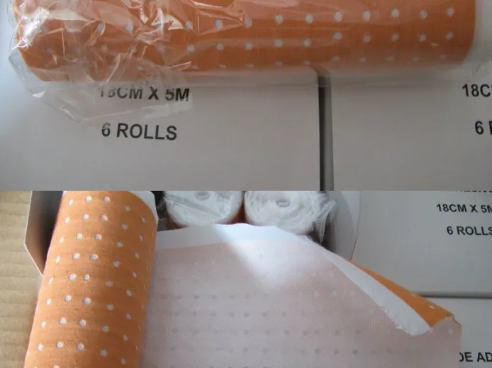 Freely Cloth Breathable Non-woven Permeability Tape With Small Hole For Medical Use 3