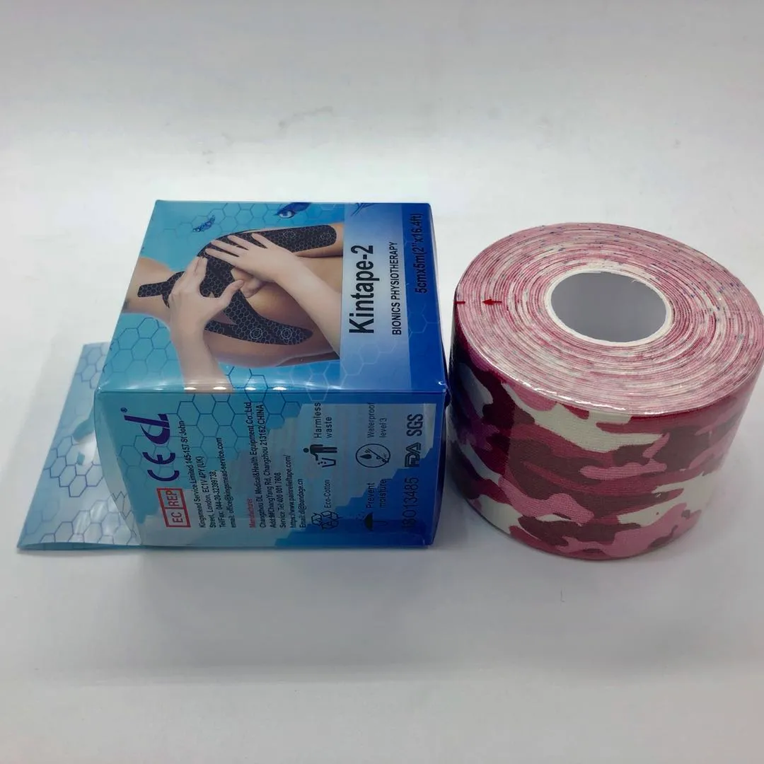 Printed Kinesiology Sport Water Proof and Sweat Proof Quick-drying Tape 2