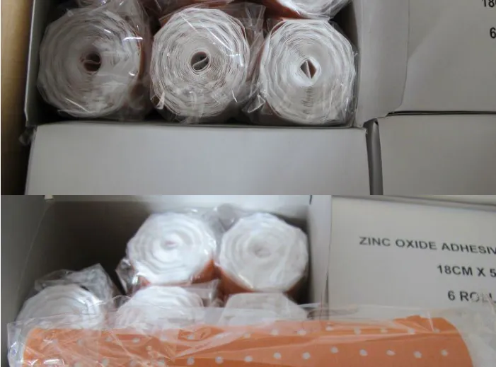 Freely Cloth Breathable Non-woven Permeability Tape With Small Hole For Medical Use 2
