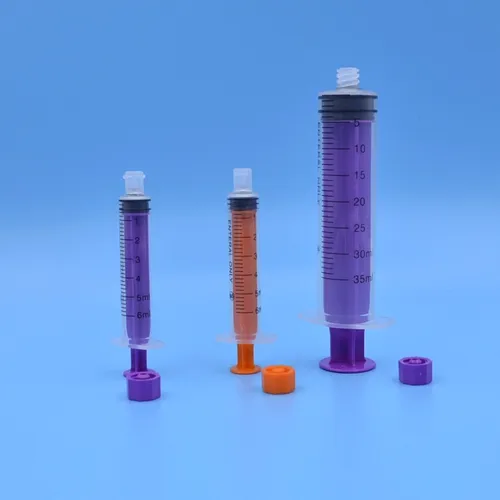 Medical Colorful Plastic Oral Feeding Syringe with Tip Cap 2