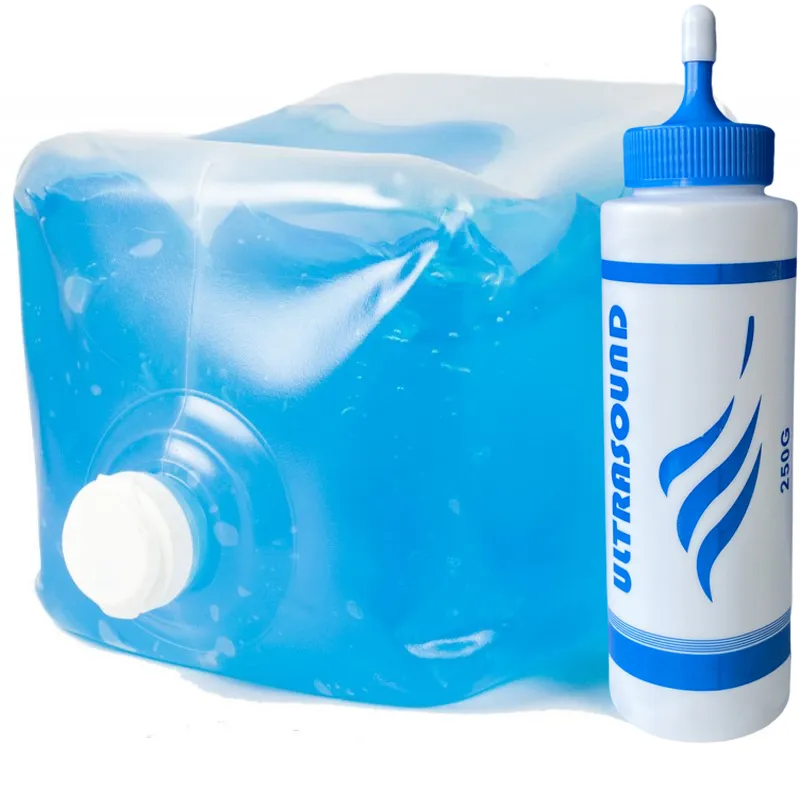 Medical Transparent or Blue Ultrasound Transmission Gel 2