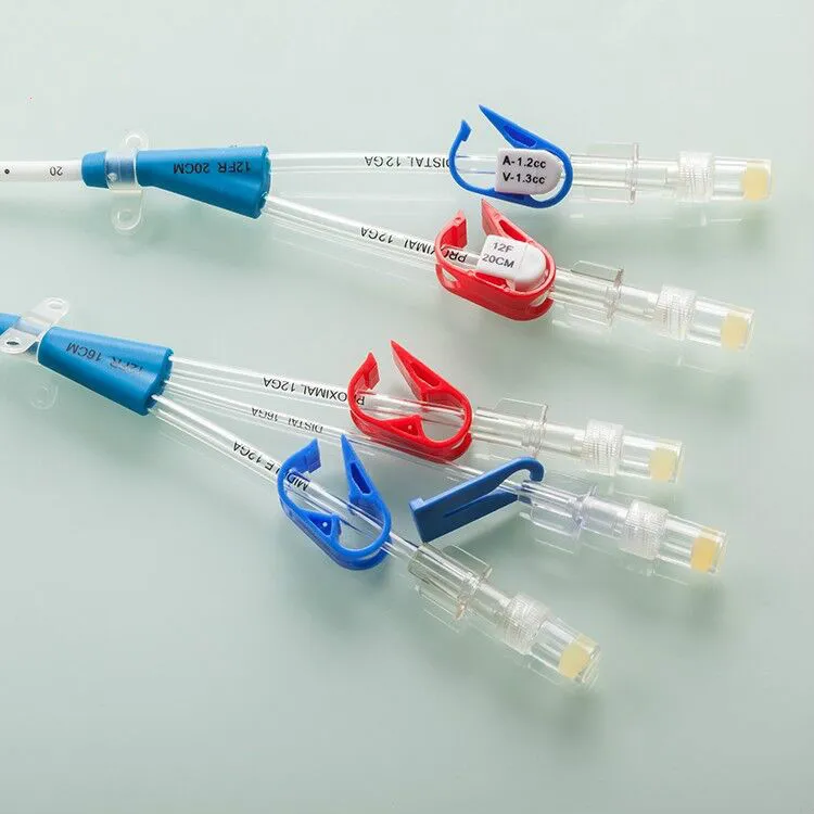 Disposable Medical Blood Purification Dialysis Catheter 7