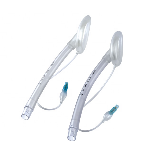 Disposable Medical-grade different types PVC laryngeal mask/masks 4