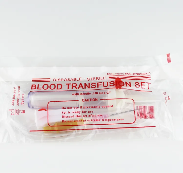 Sterile Blood Transfusion Set With Filter FDA,CE,ISO 8