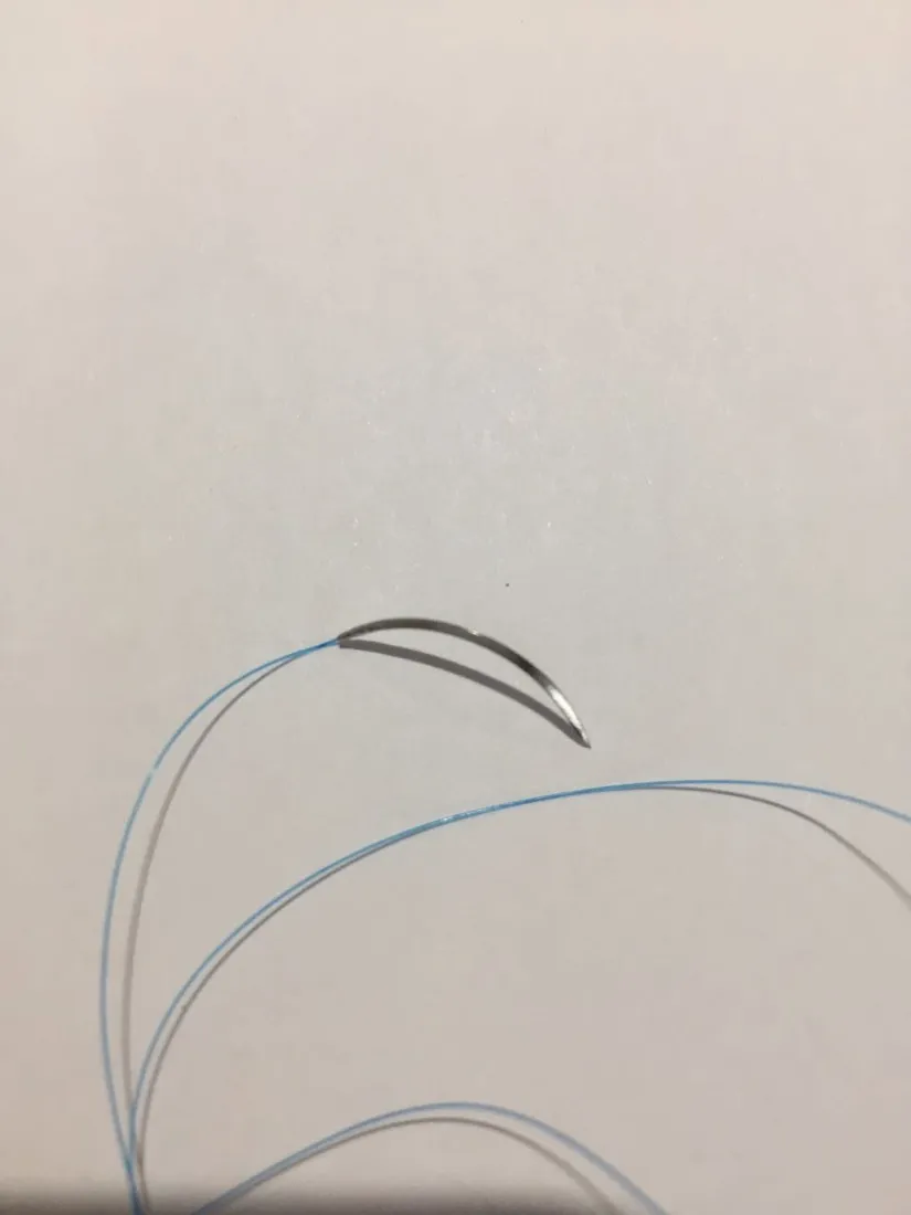 Disposable medical polyamide nylon monofilament suture sutures surgical 9
