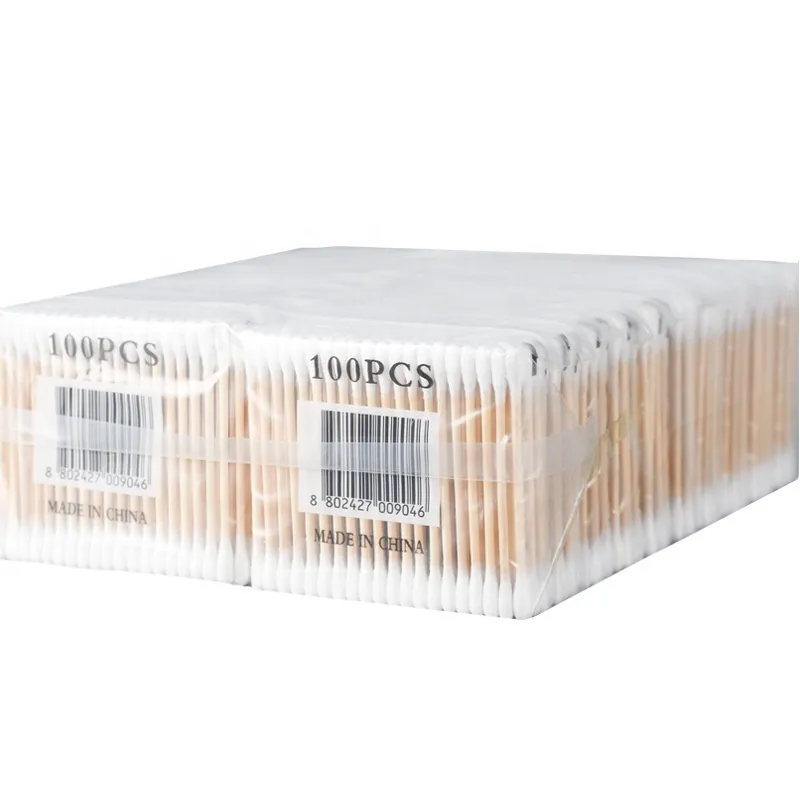 wooden cotton buds