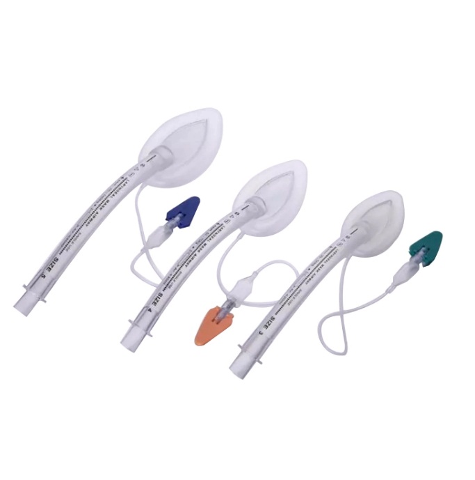 Reusable Medical grade different types silicone laryngeal mask 2