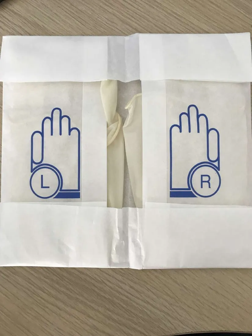guantes de vinilo