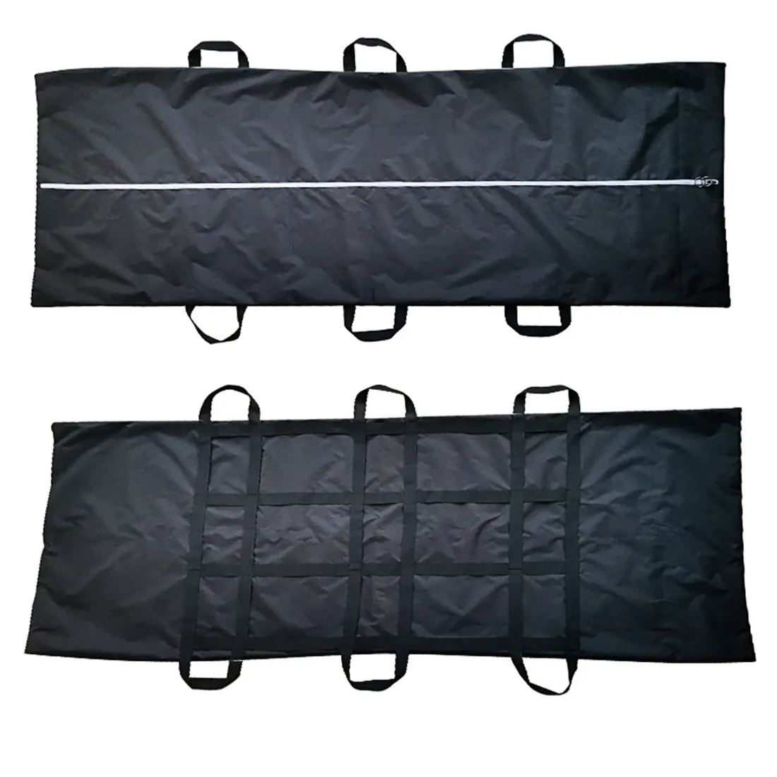 Bolsa para cadáver/ cuerpo sin vida de funeral de PVC PEVA blanca recubierta de nylon desechable OEM