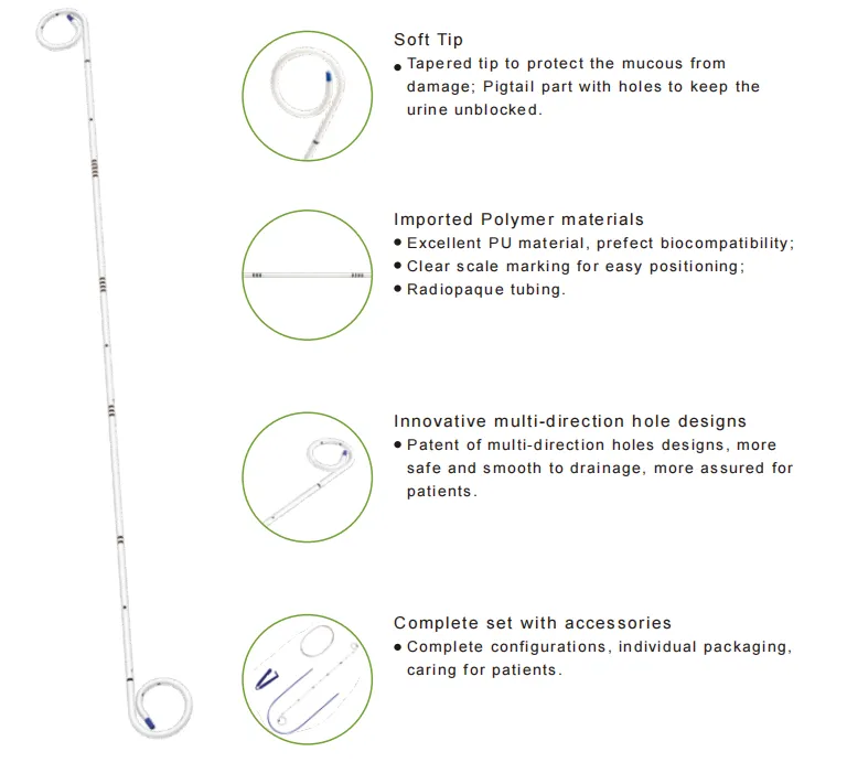 Disposable Ureteral Stone Surgery Double J Catheter Stents for Medical Use 8