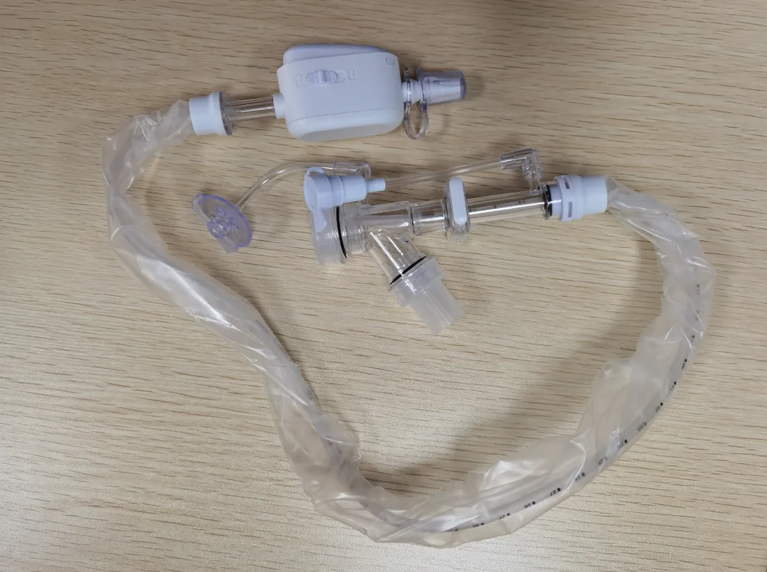 Medical Disposable PVC Soft Closed Suction Catheter Tube 24h/72h 10