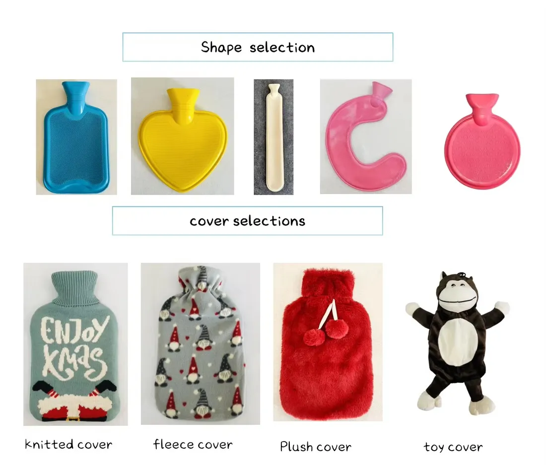 Hand Warmer Hot Water Bottle with or without Cover 9