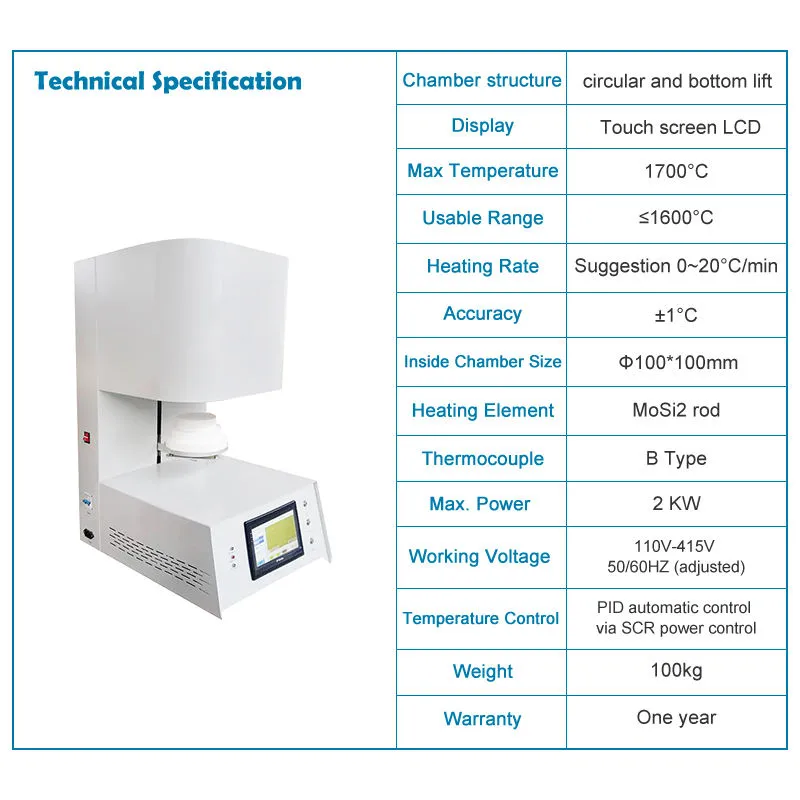 Factory Direct Sale Dental Zirconia Sintering Furnace For Tooth 5